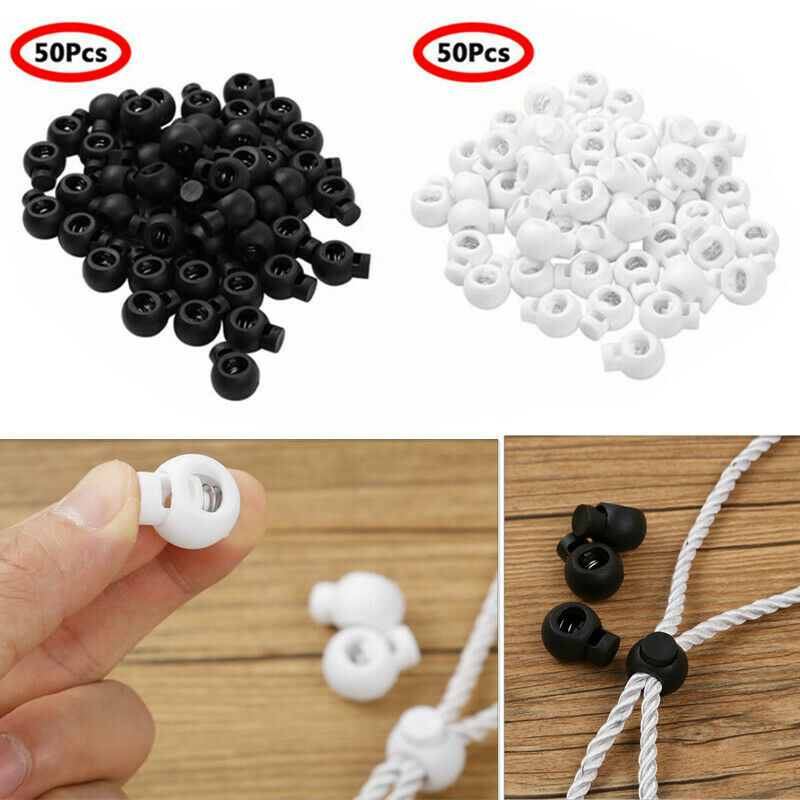 Plastic Cord Lock, Cord Stopper for Craft Projects 